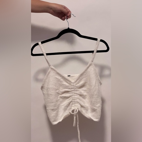 Fuzzy crop tank top - Picture 2 of 3